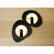 Термо-гігрометр з підсвічуванням Cariitti чорний