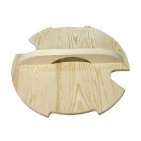 Дерев'яна кришка Sawo 381-P-COV до тазу 18 л