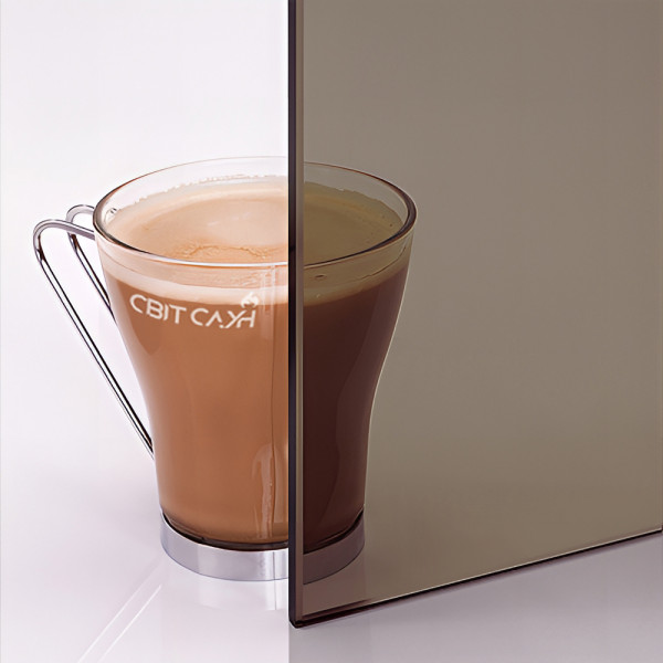 Двери для сауны PAL 80*190 см бронза 8 мм