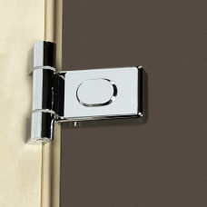 Двери для сауны PAL 80*200 см матовая бронза 8 мм