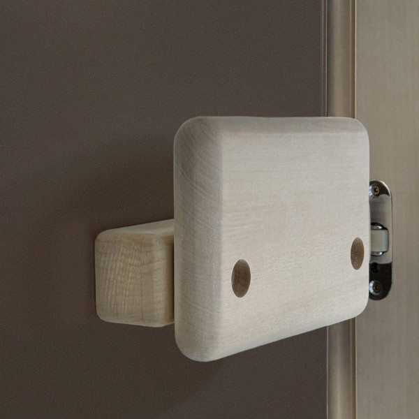 Двери для сауны PAL 70*190 см матовая бронза 8 мм