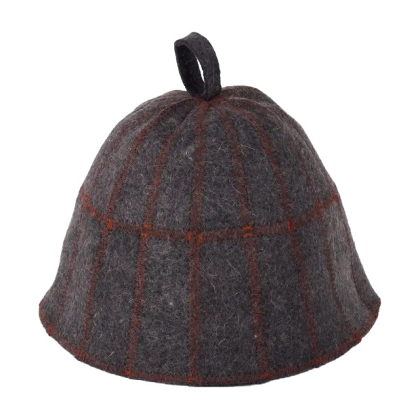 Шапка для бани Клетка