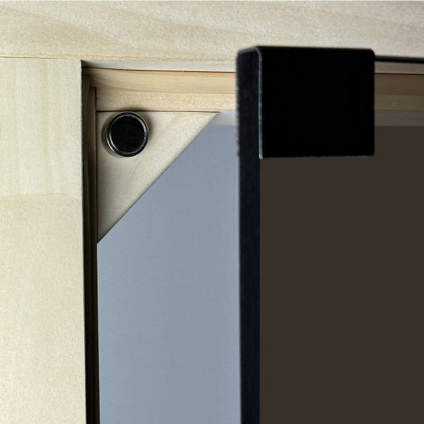 Двери для сауны PAL 80*190 см бронза 8 мм