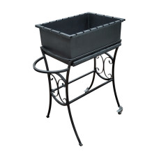 Мангал большой на подставке с колесами