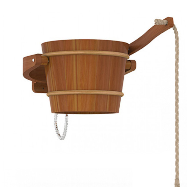 Ведро-водопад Sawo 18 л, кедр 393-D