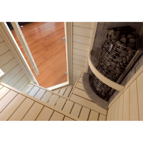Электрокаменка Sawo TOWER CORNER TH5-80Ni2-CNR-P + пульт Saunova 2.0