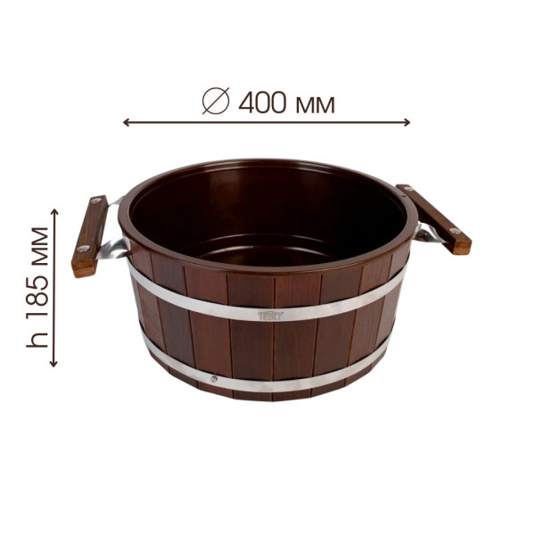 Запарник Tesli 15 л. из термолипы с пластмассовой вставкой и крышкой