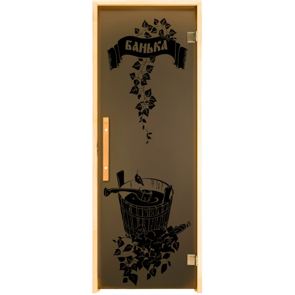 Дверь для бани и сауны Tesli Банька 1900х700