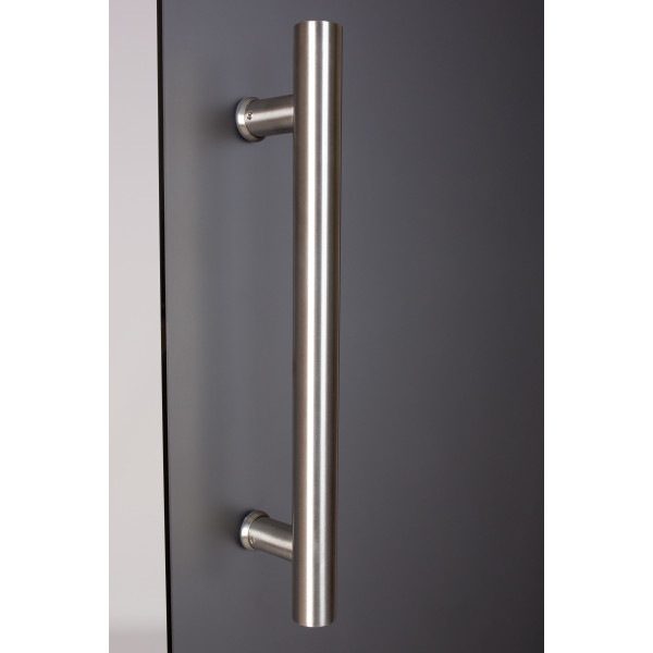 Двери для хамама Tesli Antalya Graphite Sateen 1900x700