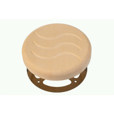 Заглушка Tesli вентиляционная d100, основа нерж.