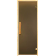 Дверь для бани и сауны Tesli Lux Magnetic Sateen 2000х700
