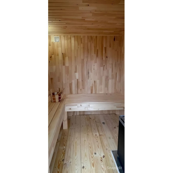 Вагонка (Ламберия) липа 80 "Кантри Б", сросшаяся 80х13х2200-2400 мм.